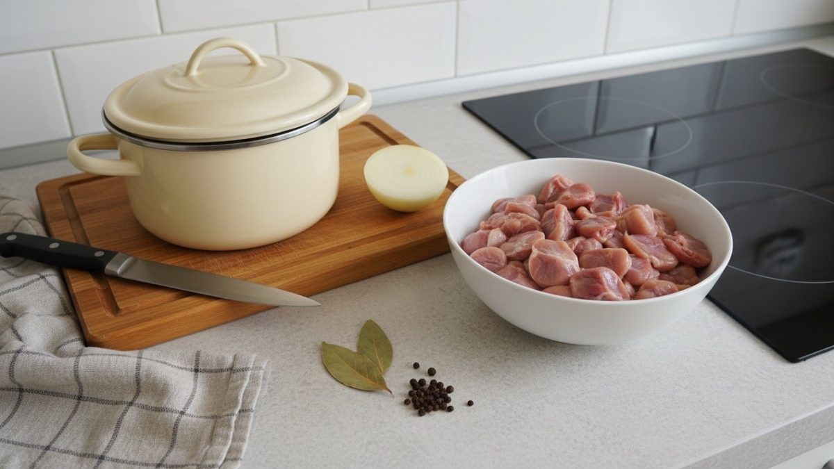 Сколько варить куриные желудки, чтобы они стали мягкими